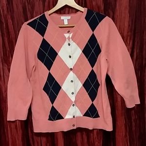 Charter Club button up sweater